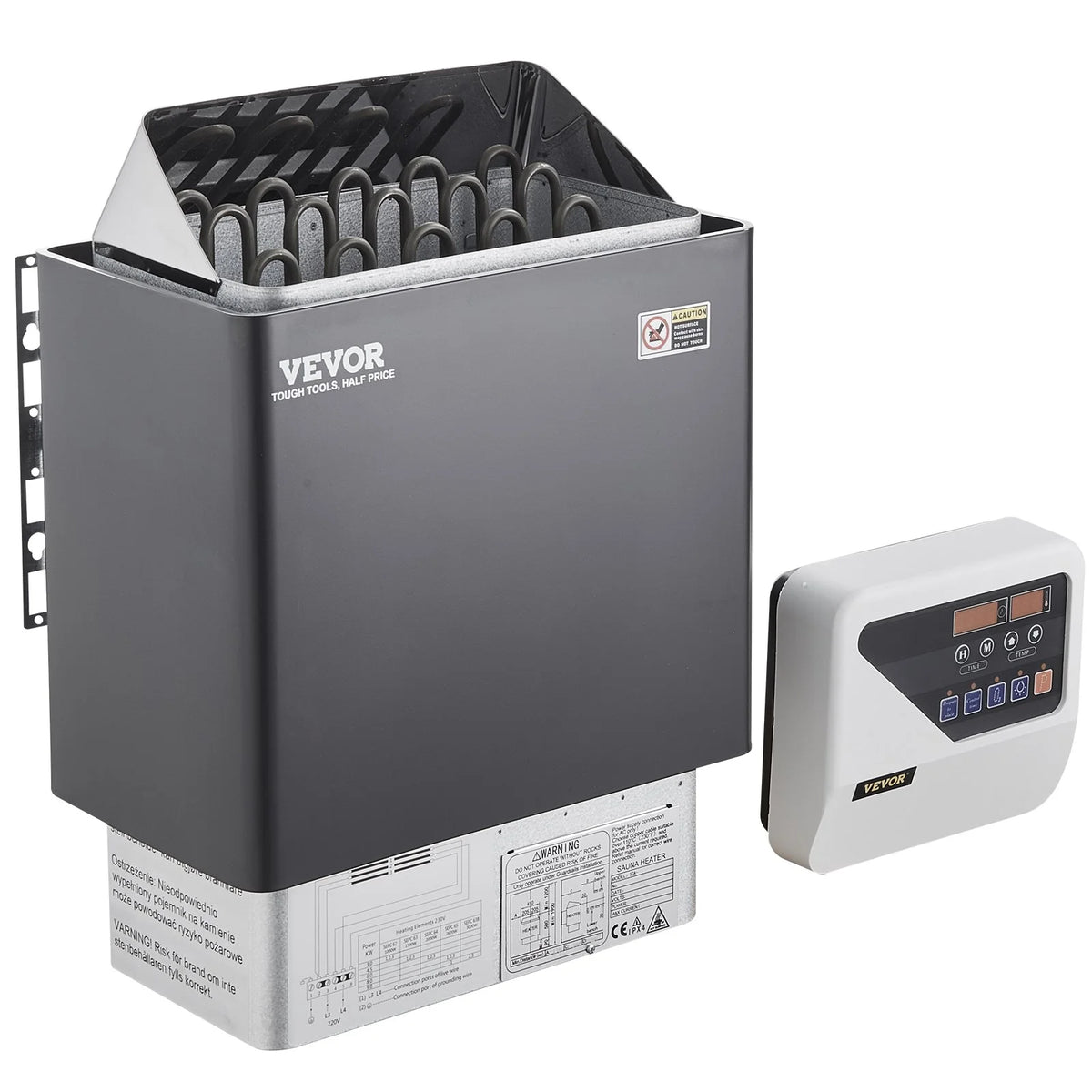 electric sauna heater 9KW - VEVOR 220V Digital Stove - View 8