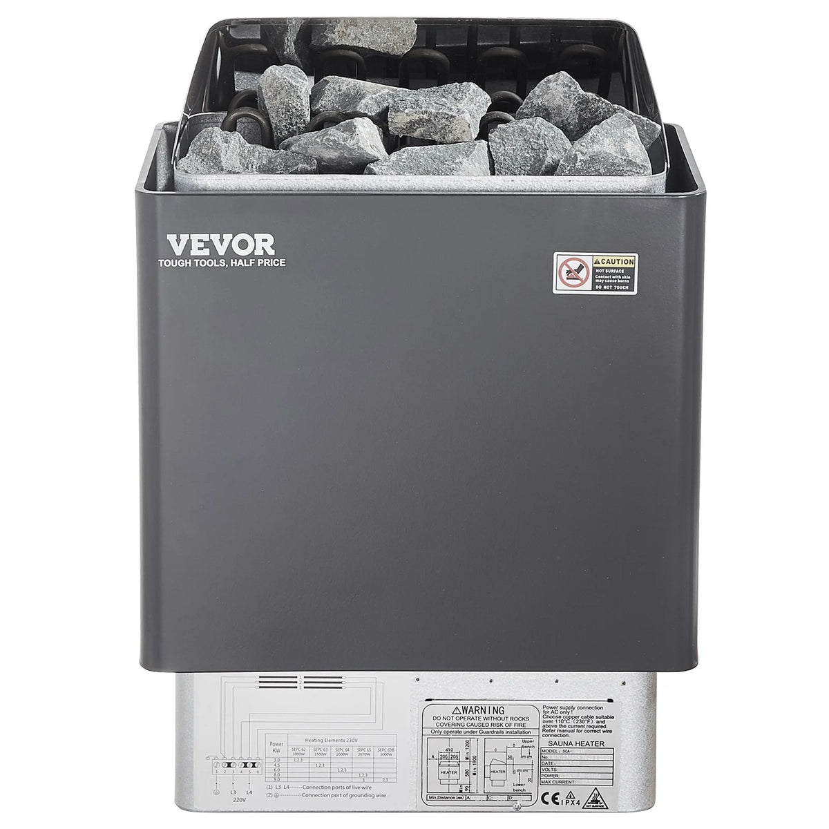 electric sauna heater 9KW - VEVOR 220V Digital Stove - View 9
