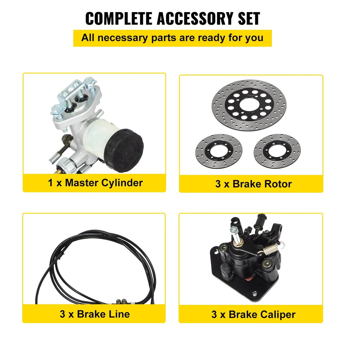 Go-kart Brake Master Cylinder Kit Kd150brkit Hammerhead Hydraulic Universal - View 5
