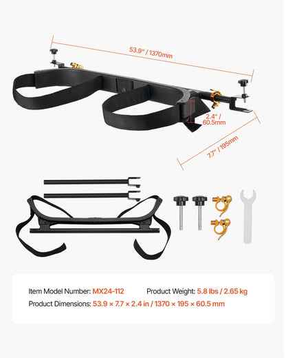Golf Bag Holder Bracket Attachment Adjustable Golf Bag Bar for Most 2+2 Cart - View 7