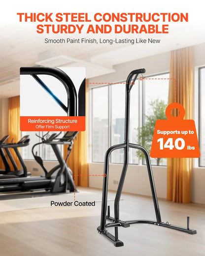 Heavy Duty Punching Bag Frame Boxing Punching Stand Steel for Gym Fitness