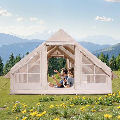 Inflatable Tent for Camping 5-8 Person Glamping Tent with Pump Easy Set up - View 8