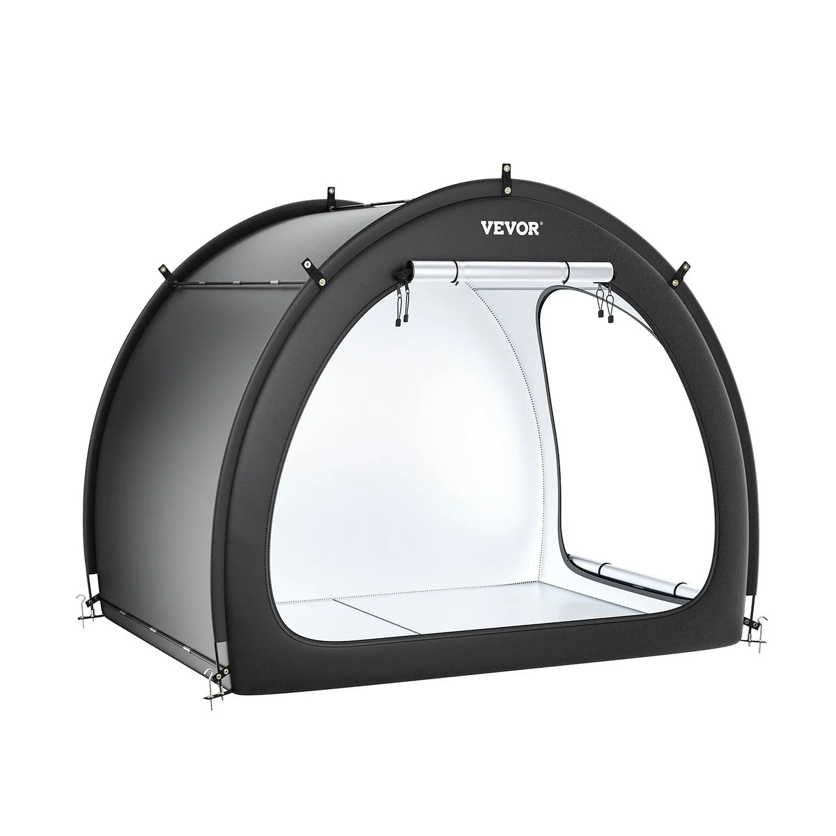 Outdoor Bike Storage Tent Fan-Shaped Dual-Door Bike Tent for 4 to 5 Bikes - View 8