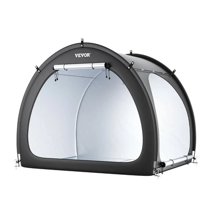 Outdoor Bike Storage Tent Fan-Shaped Dual-Door Bike Tent for 4 to 5 Bikes - View 9