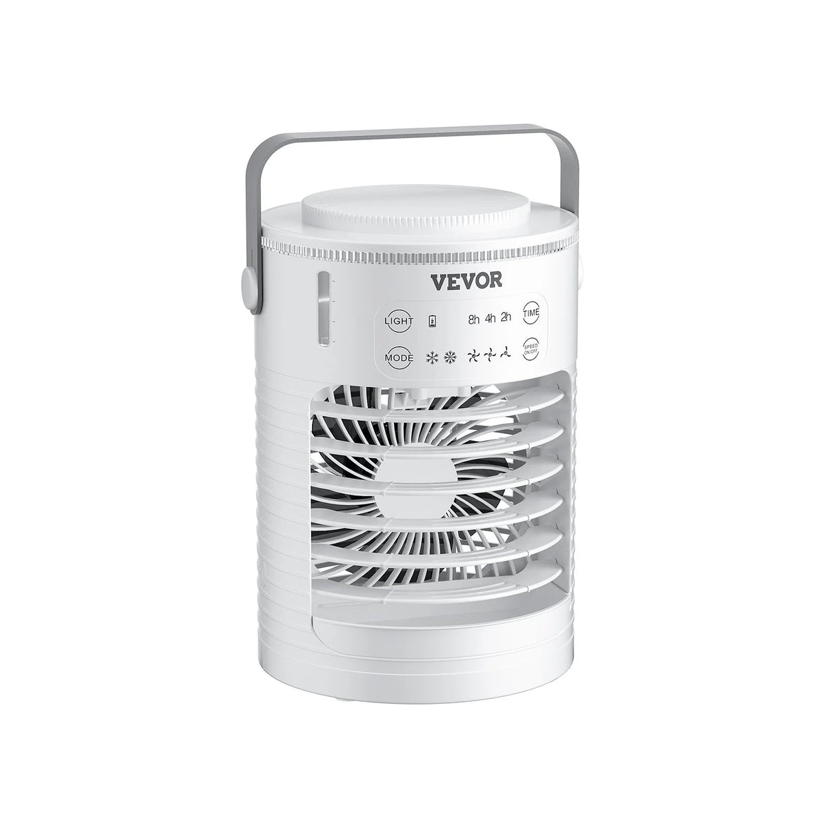 Portable Air Conditioner 4-in-1 Evaporative Air Cooler 3 Speeds 0.6L Water Tank