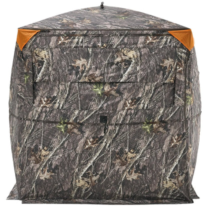 Portable Hunting Blind See Through Ground Deer Blinds 2-3 Person Carrying Bag - View 8