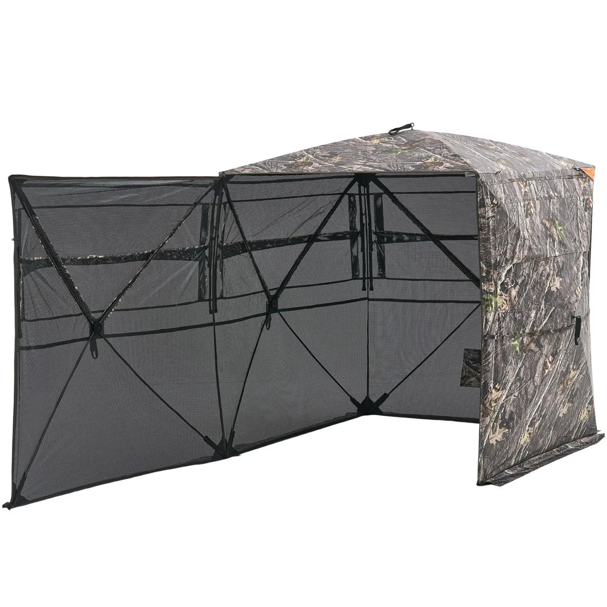 Portable Hunting Blind See Through Ground Deer Blinds 2-3 Person Carrying Bag - View 9