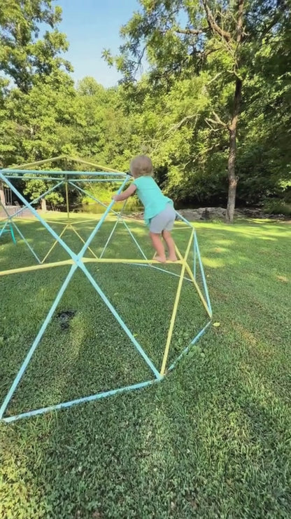 VEVOR Climbing Dome 10FT Geometric Dome Climber with Saucer Swing 1000LBS Loads