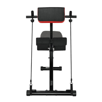 Roman Chair Back Extension Hyperextension Bench Adjustable Foldable Home Gym - View 10