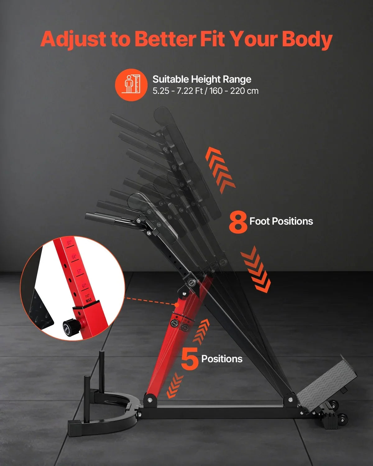 Roman Chair Back Extension Hyperextension Bench Multi-Function Adjustable Gym - View 11