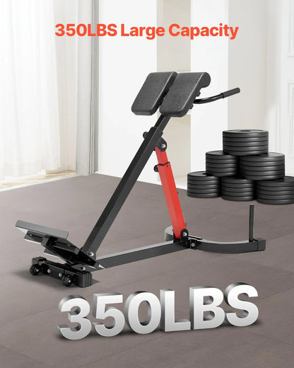 Roman Chair Back Extension Hyperextension Bench Multi-Function Adjustable Gym - View 3