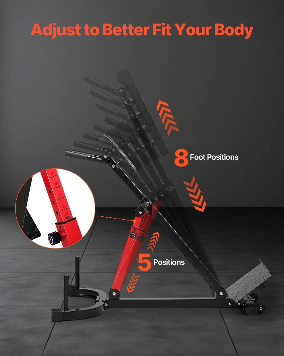 Roman Chair Back Extension Hyperextension Bench Multi-Function Adjustable Gym - View 4