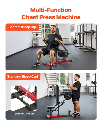 Seated Dip Machine Tricep Bicep Press Down Equipment Chest Training Cable Bar - View 5