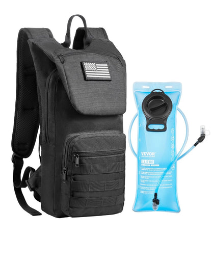 Tactical Molle Hydration Pack Backpack 3L Water Bladder Cycling Hiking Running
