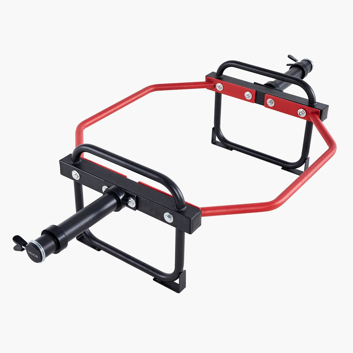 Trap Bar Hex Bar, 2-Inch Hex Barbell, 500 LBS Capacity Shrug Bars, Weightlifting and Strength Training Equipment, Home Gym for Squats, Deadlifts, Shoulder Presses, Red