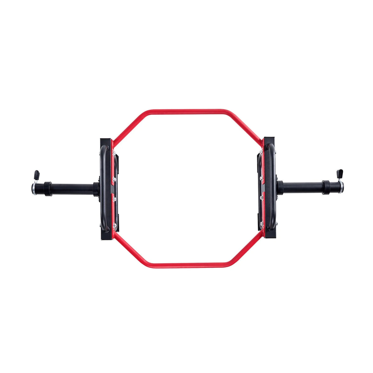 Trap Bar Hex Bar, 2-Inch Hex Barbell, 500 LBS Capacity Shrug Bars, Weightlifting and Strength Training Equipment, Home Gym for Squats, Deadlifts, Shoulder Presses, Red - View 2
