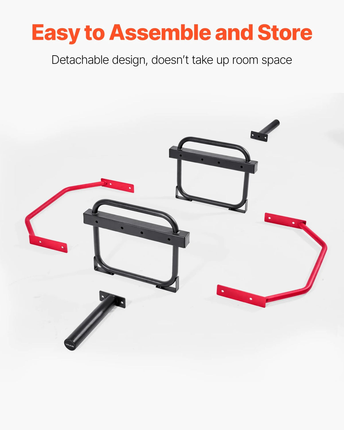 Trap Bar Hex Bar, 2-Inch Hex Barbell, 500 LBS Capacity Shrug Bars, Weightlifting and Strength Training Equipment, Home Gym for Squats, Deadlifts, Shoulder Presses, Red - View 7