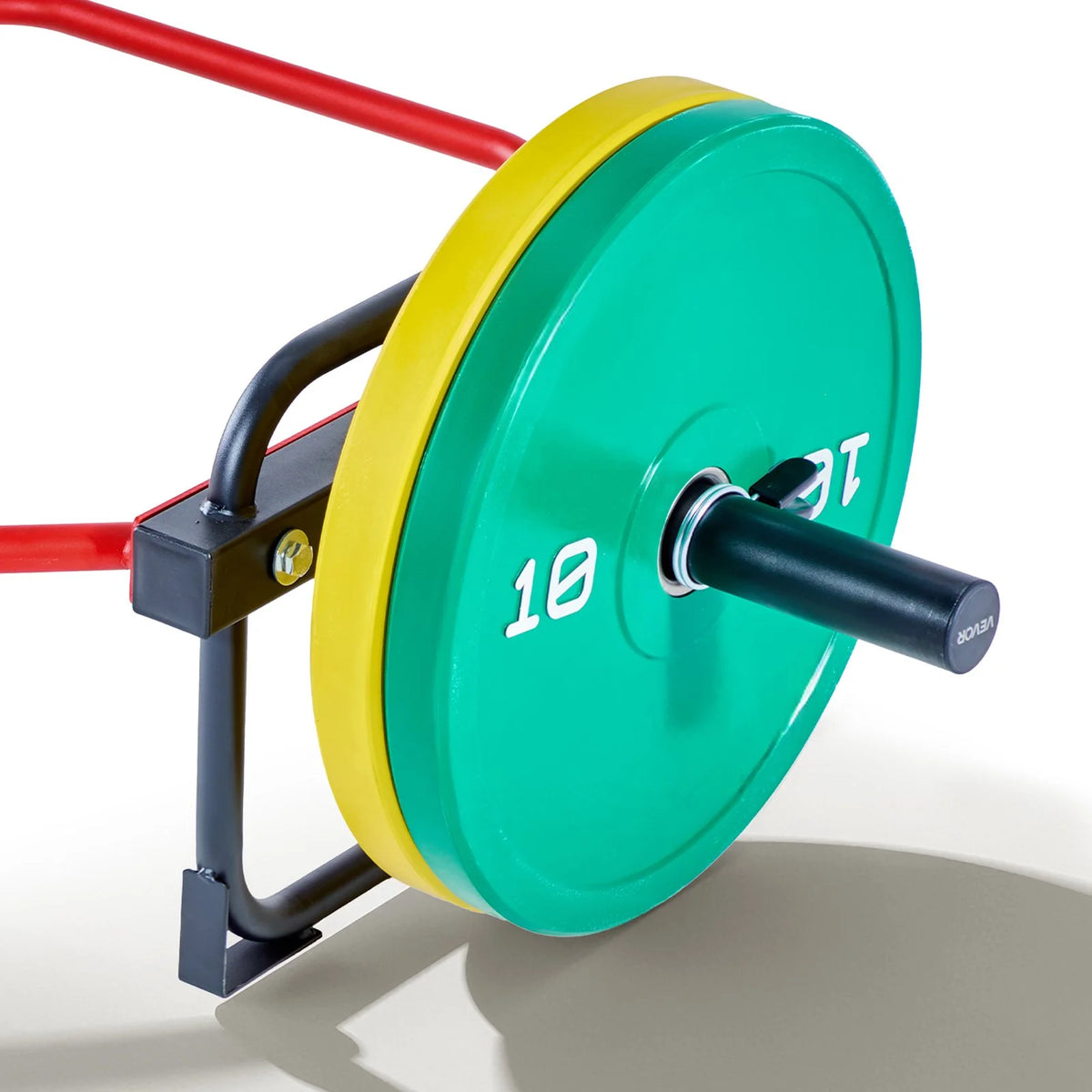Trap Bar Hex Bar, 2-Inch Hex Barbell, 500 LBS Capacity Shrug Bars, Weightlifting and Strength Training Equipment, Home Gym for Squats, Deadlifts, Shoulder Presses, Red - View 9