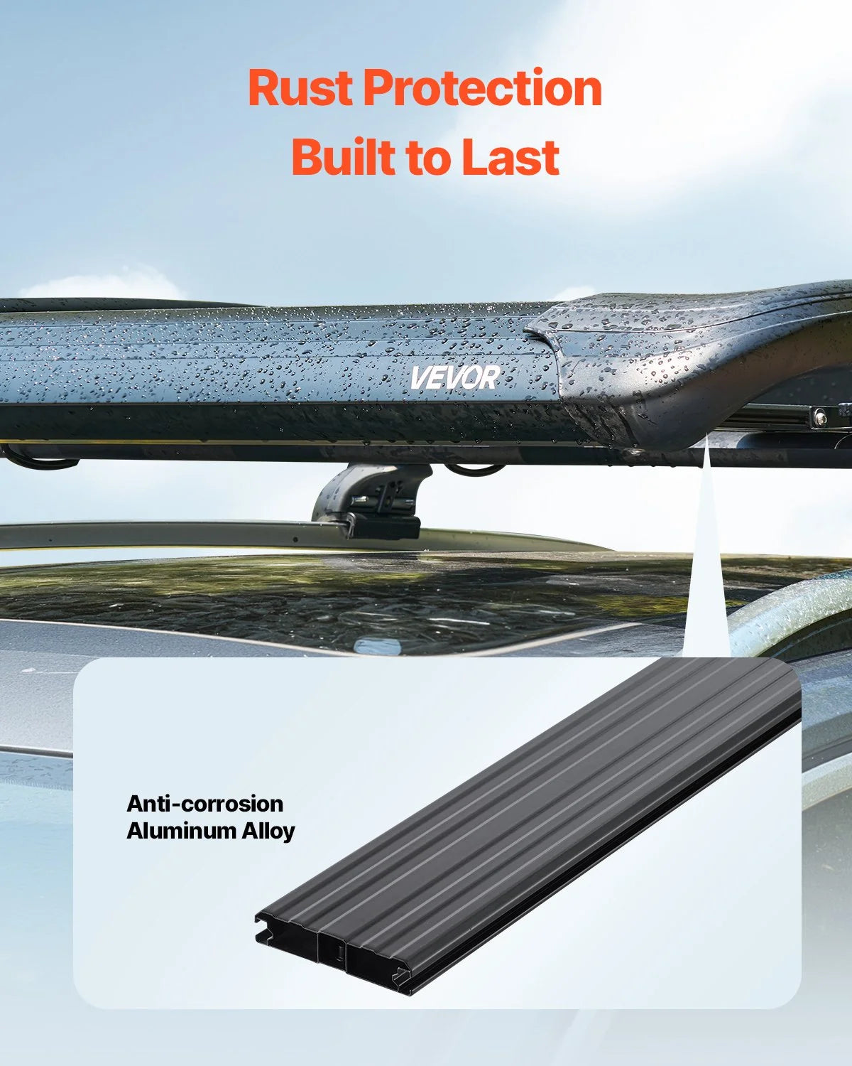 Universal Roof Rack Cargo Carrier Basket 48 x 40 x 5.6 in Car Top Luggage Holder - View 3