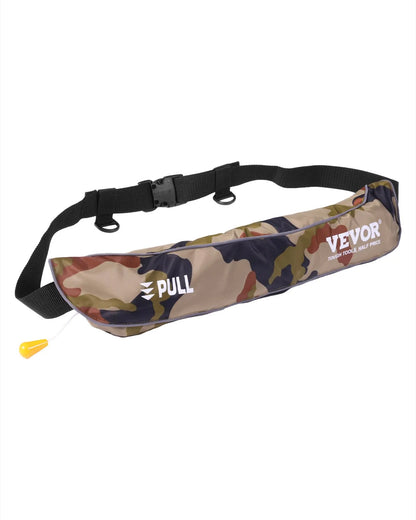 Manual Inflatable Belt Pack for Adults PFD Green CO2 Cylinder Not Included