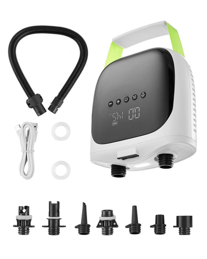 Paddle Board Pump Rechargeable Battery-Powered 20PSI Electric SUP Air Pump