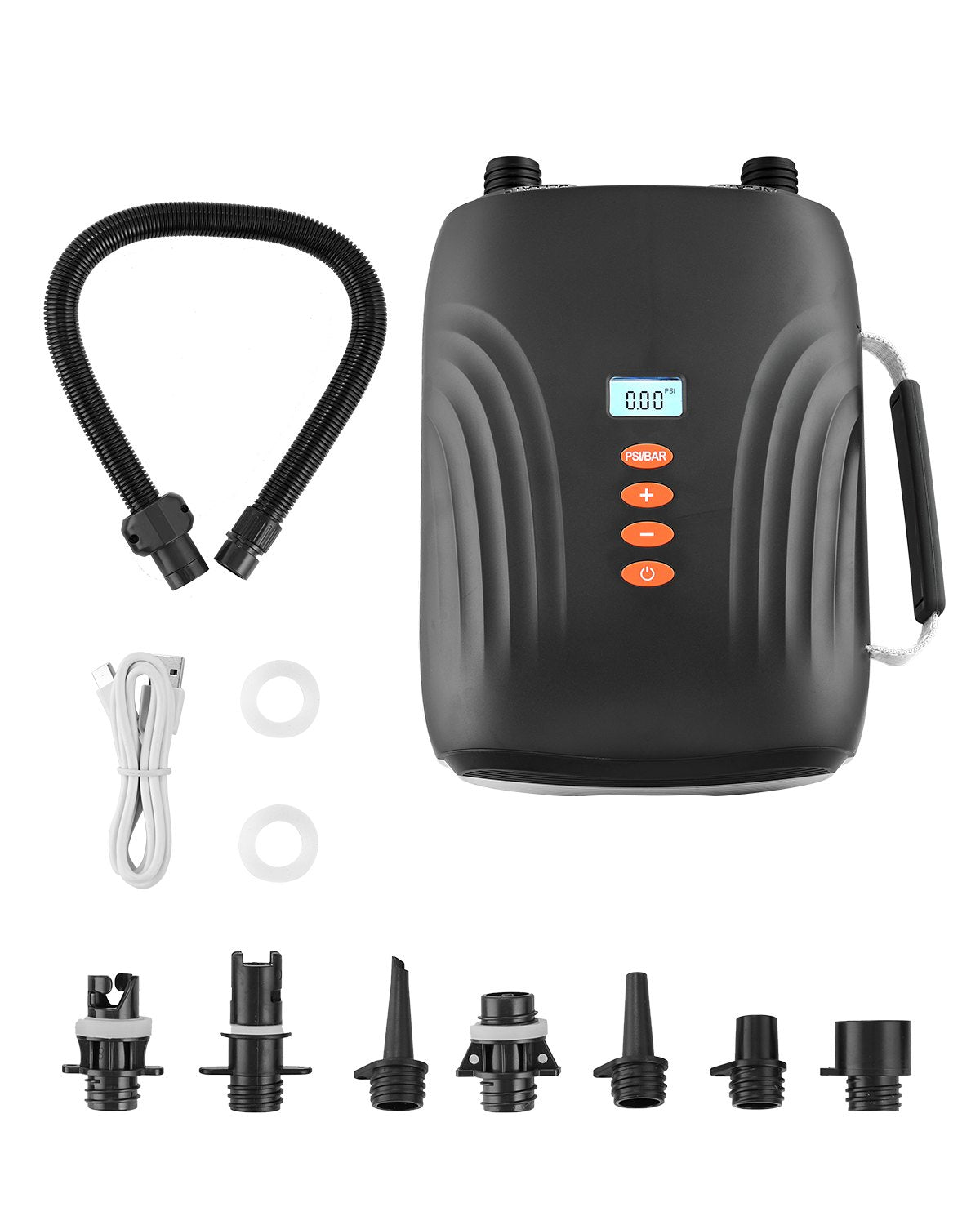 Paddle Board Pump Rechargeable Battery-Powered 20PSI Dual Stage SUP Air Pump