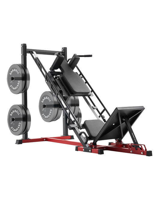 Leg Press Hack Squat Combo Machine Adjustable Lower Body Special for Home Gym