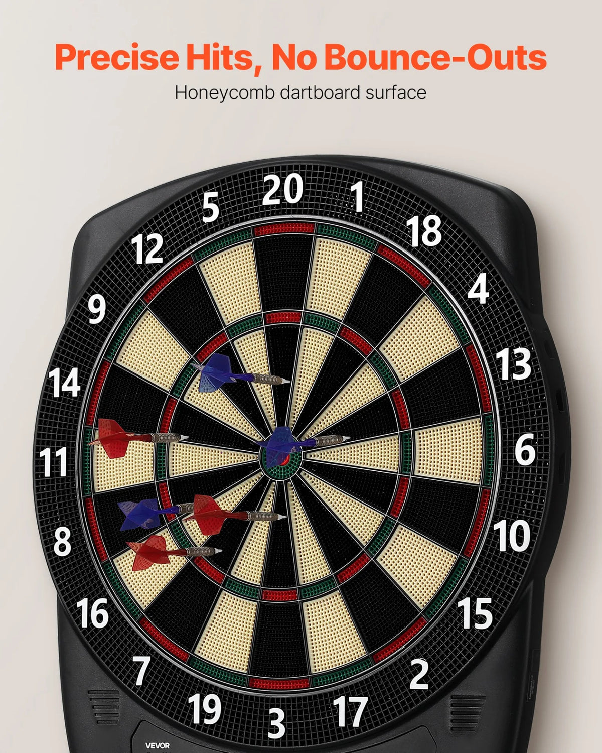 VEVO Electronic Dartboard 13.5 inch - 43 Game Modes Inside - View 2