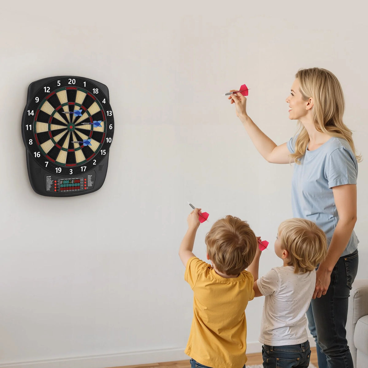 VEVO Electronic Dartboard 13.5 inch - 43 Game Modes Inside - View 7