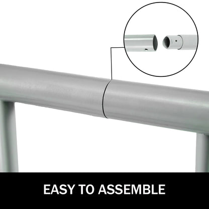 VEVOR 111" Length Floor Bike Rack, 9 Holders All-Steel Grid Bike Rack, Single-Side Storage Stand for Garages Streets Yards - View 5