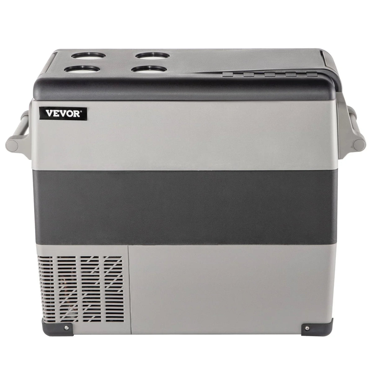 VEVOR 12 Volt Refrigerator, 58 Quart Car Refrigerator, Dual Zone Portable Refrigerator,RV Refrigerator with 12/24V DC and 110-240V AC, Freezer Fridge Cooler, for Car, RV, Camping and Home Use - View 9