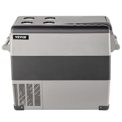 VEVOR 12 Volt Refrigerator, 58 Quart Car Refrigerator, Dual Zone Portable Refrigerator,RV Refrigerator with 12/24V DC and 110-240V AC, Freezer Fridge Cooler, for Car, RV, Camping and Home Use - View 9