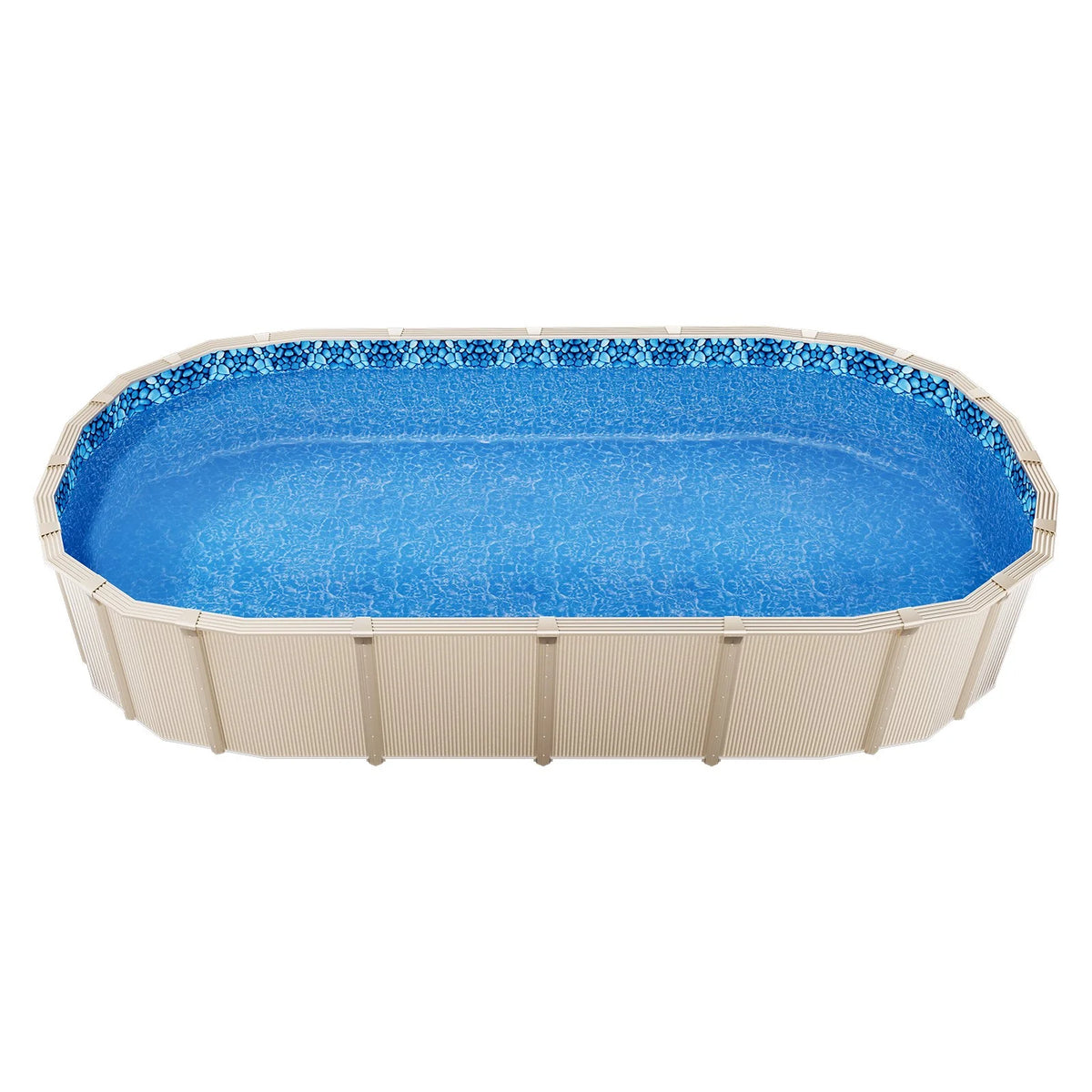 VEVOR 12 x 24 ft Oval Pool Liner, Unibead Above Ground Pool Liners, 52in Wall Height, Durable Standard Gauge Vinyl, Designed for Steel Sided Above-Ground Swimming Pools - View 8