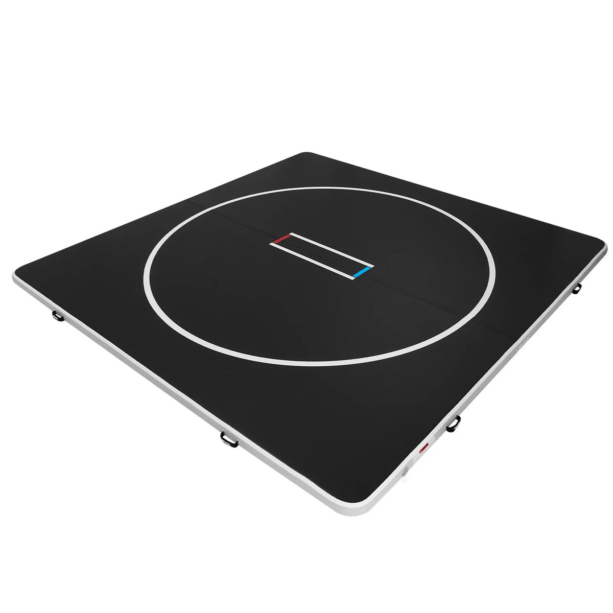 VEVOR 13x13 ft Wrestling Mat Inflatable, Martial Arts Thick Mat for Home Gym Exercise, PVC Foldable Training Mats with Circles and 600W Air Pump, for Gymnastics, Tatami, Jiu Jitsu BJJ MMA Judo, Black - View 10