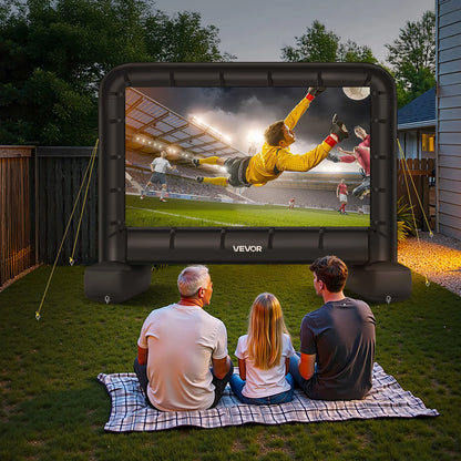 VEVOR 14 ft Inflatable Movie Screen 16:9 600D Movie Projection with Portable Bag - View 7
