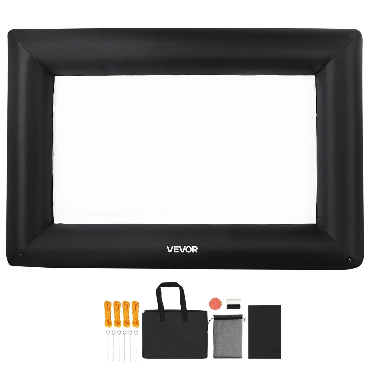 VEVOR 14FT Inflatable Projector Screen, Inflatable Movie Screen Outdoor with 120W Air Blower Projector Screen Oxford Fabric Material Blow Up Screen for Outdoor Backyard, Home Theater, Theme Party - View 8