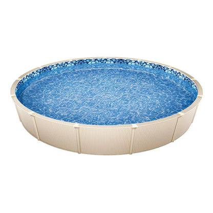VEVOR 27-ft Round Above Ground Pool Liner, Overlap Pool Liners, Standard Gauge Vinyl, 48-to-54inch Wall Height, Designed for Steel Sided Above-Ground Swimming Pools - View 9