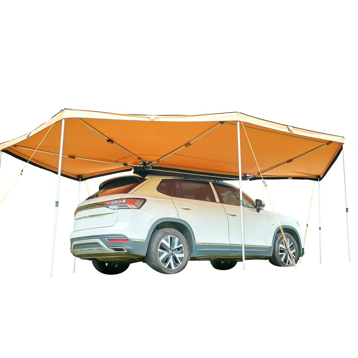 VEVOR 270 Degree Awning, 133 sq.ft Driver Side Vehicle Awning, Waterproof UV50+ Car Side Awnings with Carry Bag, All-Weather Free-Standing Overland Awnings Car Shelter for SUV Van Truck Camping - View 8