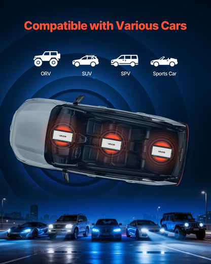 VEVOR 4 Channel Car Audio Amplifier 2 Ohm Stable Bridgeable Class D Full Range Amp Max Power 4 x 500W @ 4 Ohm / 4 x 1000W @ 2 Ohm for Car SUV Truck Off-Road - View 5