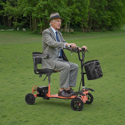 VEVOR 4-Wheel Folding Mobility Scooter Electric Mobility Scooter 265lbs Capacity - View 8