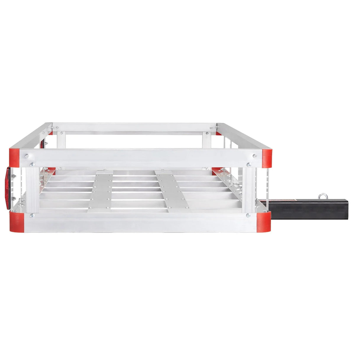 VEVOR 49.4 x 22.4 x 7.1 in Hitch Cargo Carrier, 500lbs Loading Capacity Trailer Hitch Mounted Cargo Basket, Rust-proof Aluminum Luggage Carrier Rack Fits 2" Hitch Receiver for SUV Truck Pickup Camping - View 10