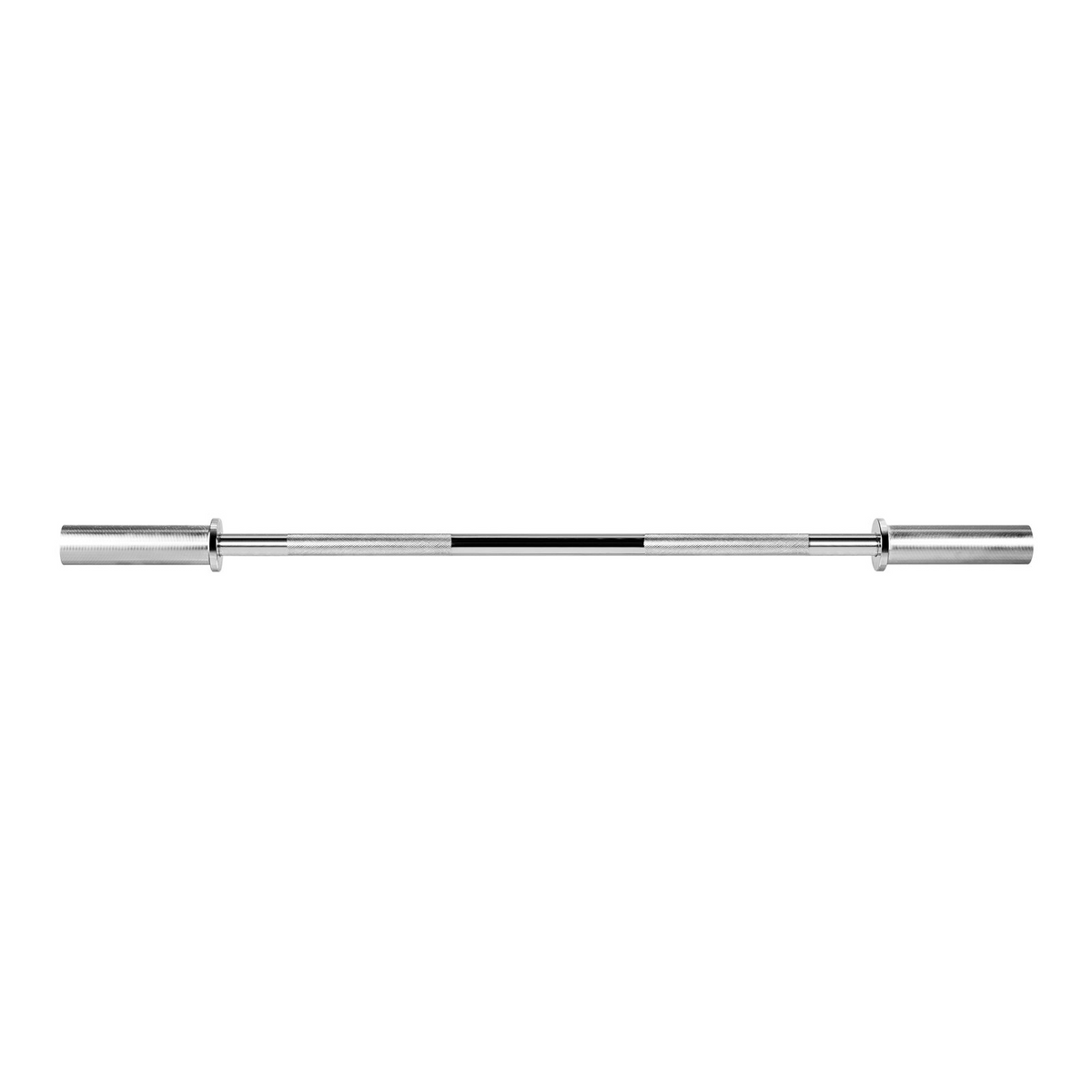 VEVOR 4FT Barbell Bar, Fits 2-Inch Weight Plates, Chrome Plated Barbell Bar with Knurled Grip for Strength Training, Weightlifting, Squat, Deadlift, Bench Press, Curl, Overhead Press, 550lbs Capacity - View 10