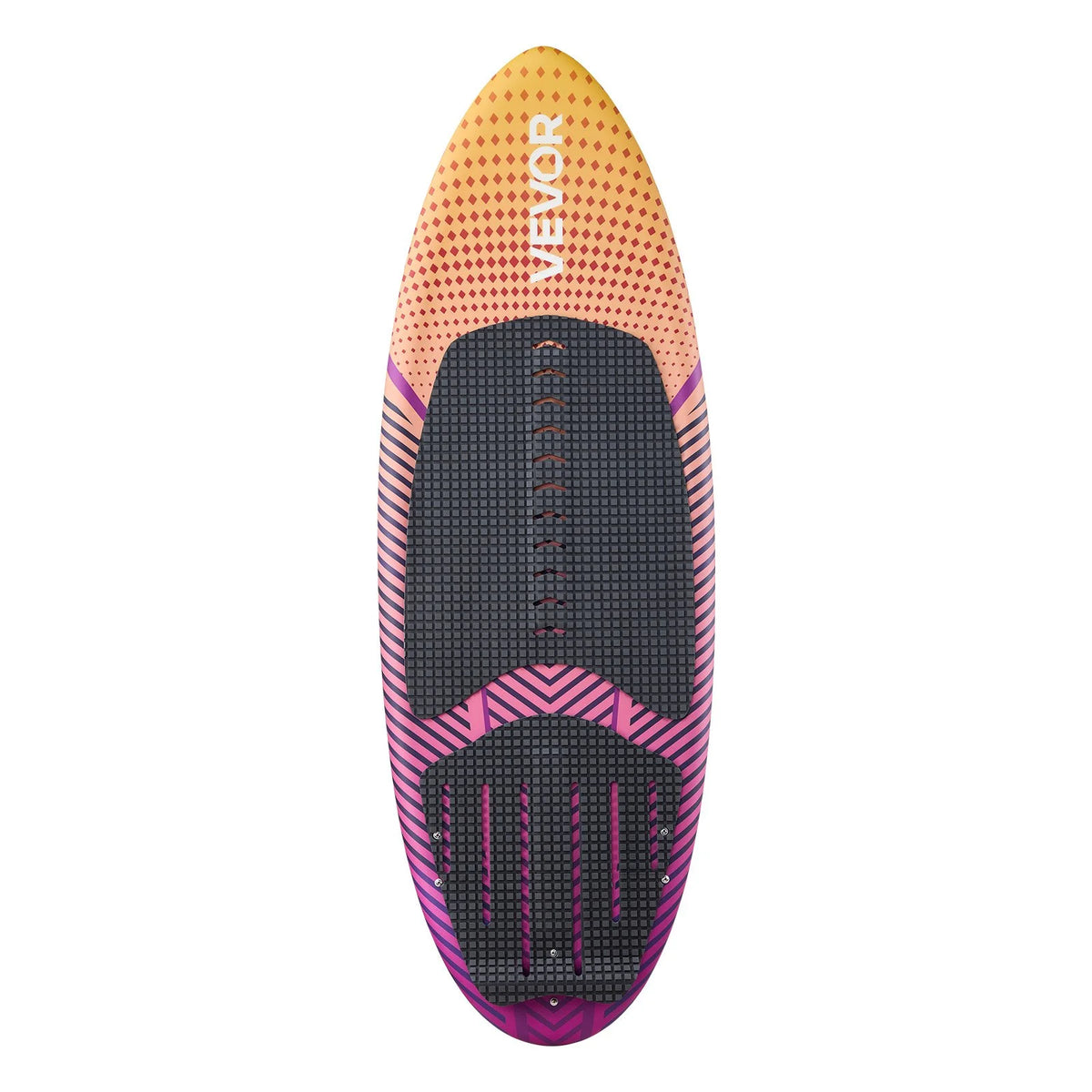 VEVOR 63-Inch Wakesurf Board, Wake Surfing Board with EPS Foam Core, EVA Non-Slip Pad & 3 Tail Fins, UV-Resistant Wakesurfing Boards for Adults Up to 250 lbs - View 10