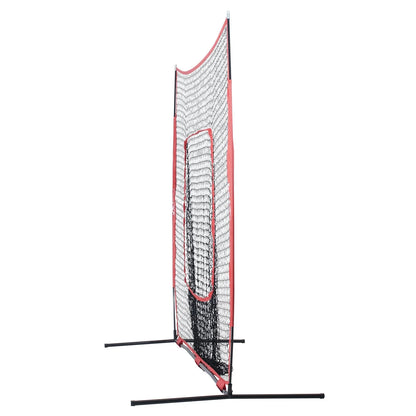 VEVOR 7x7 ft Baseball Softball Practice Net, Portable Baseball Training Net for Hitting Batting Catching Pitching, Backstop Baseball Equipment Training Aids with Carry Bag and Strike Zone - View 10