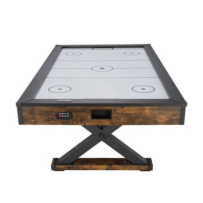 VEVOR 84" Air Hockey Table, Indoor Arcade Table Gaming Set with 2 Pushers, 2 Pucks, Electronic Scorer, X-shaped Legs & High-powered Blower, Air Powered Hockey Game Table for Family Game Room Office - View 8