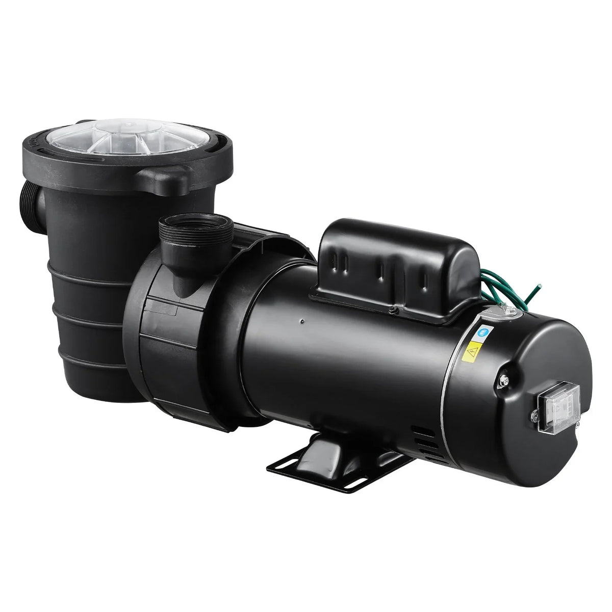 VEVOR Above Ground Pool Pump, 1.5HP/0.35HP, Dual Speed Swimming Pool Pump, High 110 GPM 54 ft Lift, Low 52 GPM 14 ft Lift, 110V 3450 RPM with Strainer Basket, 122°F Max Water Temp, for Hot Tubs Spas - View 9