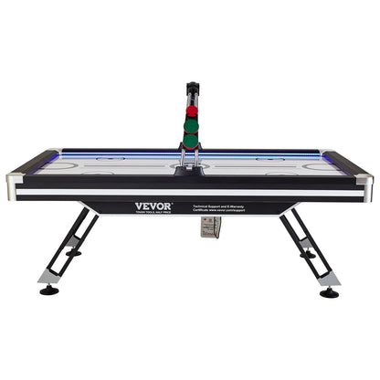 VEVOR Air-Powered Hockey Table, 89" Indoor Hockey Table for Kids and Adults, LED Sports Hockey Game with 2 Pucks, 2 Pushers, and Electronic Score System, Arcade Gaming Set for Game Room Family Home - View 9