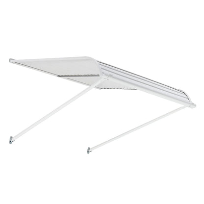 VEVOR Aluminum Awning 40 x 42 in, Durable Window Awning Door Canopy, Lightweight and Stable Aluminum Exterior Awnings Rain Snow Sunlight Protection for Door Entrance Windows Patio Porch - View 9