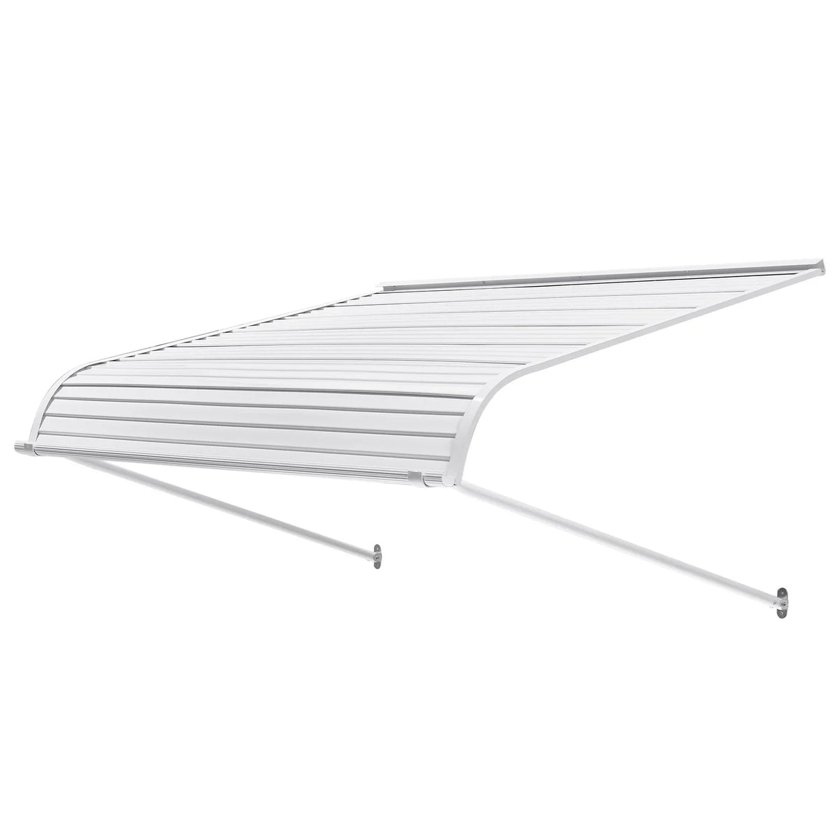 VEVOR Aluminum Awning 48 x 42 in, Durable Window Awning Door Canopy, Lightweight and Stable Aluminum Exterior Awnings Rain Snow Sunlight Protection for Door Entrance Windows Patio Porch - View 10