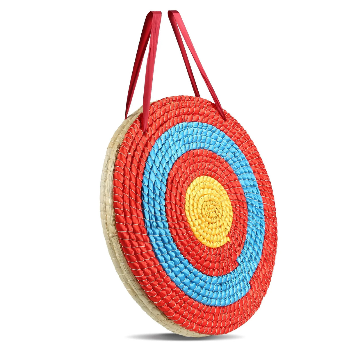 VEVOR Archery Target, 3 Layers 20" Arrow Target, Traditional Solid Straw Round Archery Target Shooting Bow, Hand-Made Arrows Target, Coloured Rope Target for Backyard Outdoor Hunting Shooting Practice - View 10